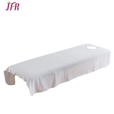 Masažo stalo lakštai su skyle veidui